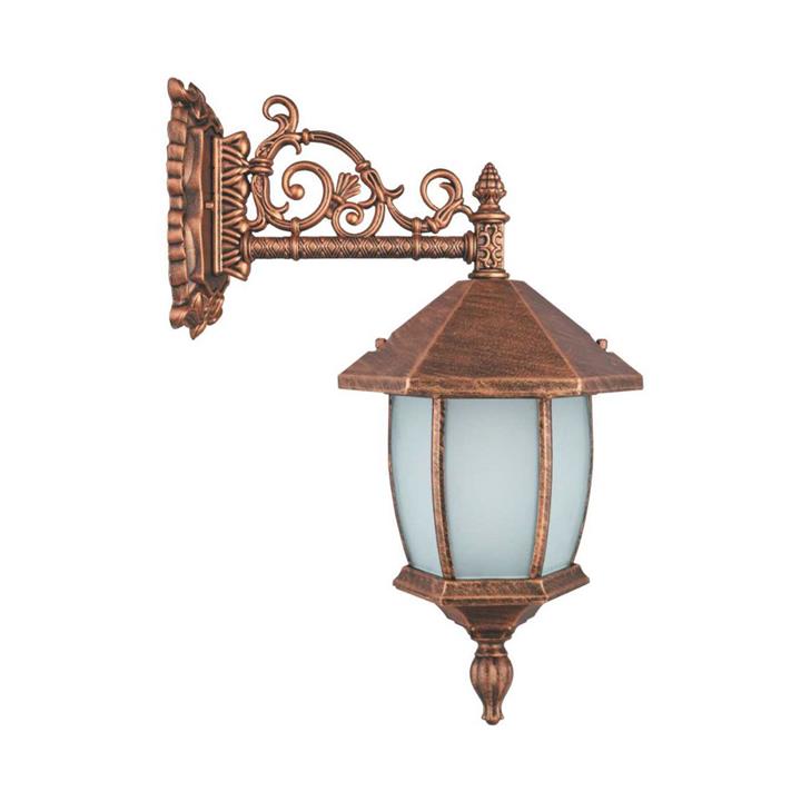 چراغ دیواری حیاطی و پارکی تکشیدفام مدل ویکتوریا خمره ای کد 8105